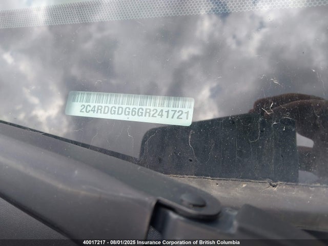 2C4RDGDG6GR241721 Dodge 2016