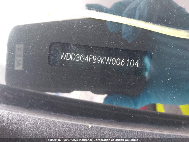 Mercedes-Benz m260 2019 WDD3G4FB9KW006104 Image 19