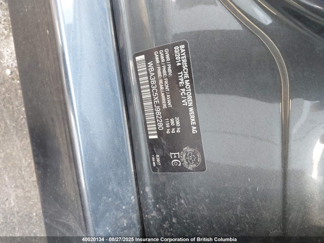 WBA3B3C5XEJ982280 BMW 328I