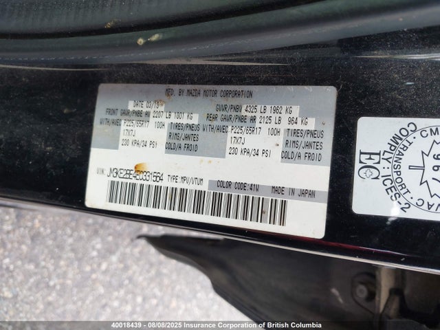 JM3KE2BE4E0331564 Mazda pe