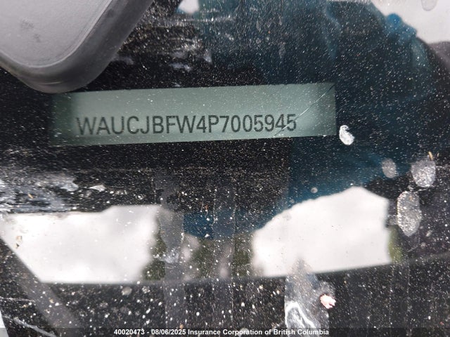 WAUCJBFW4P7005945 Audi E-TRON GT