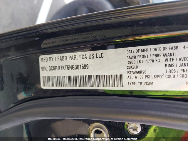 RAM 1500 2022 3C6RR7KT6NG301699 Image 9