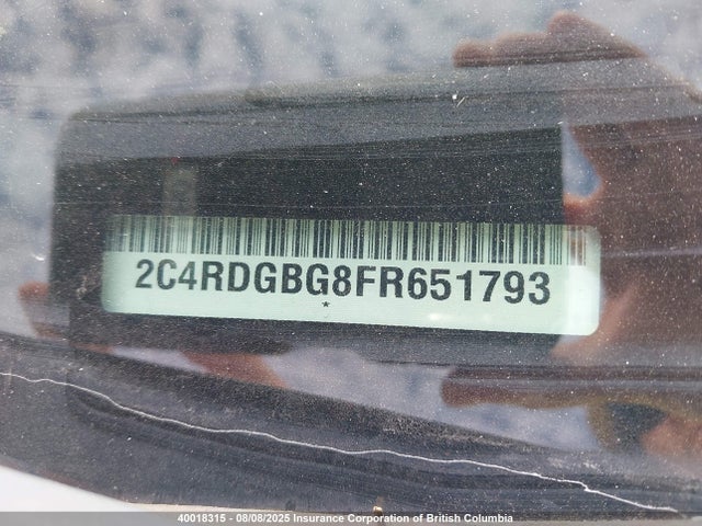 2C4RDGBG8FR651793 Dodge 2015