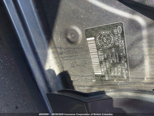 KMHD84LF8KU770956 Hyundai mpi nu