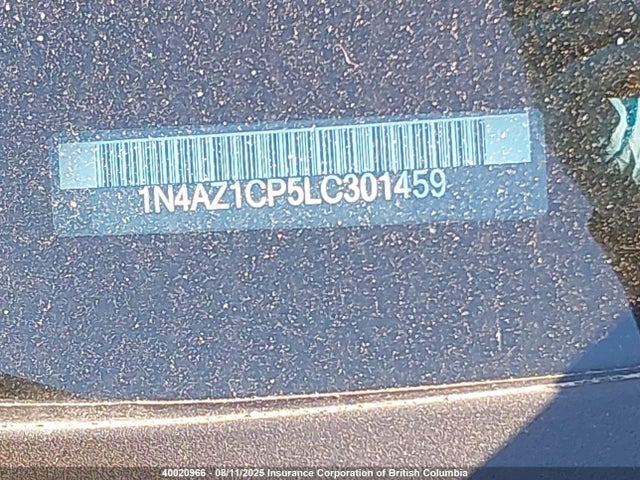 1N4AZ1CP5LC301459 Nissan Leaf