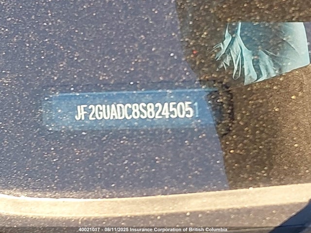 JF2GUADC8S8245051 Subaru na