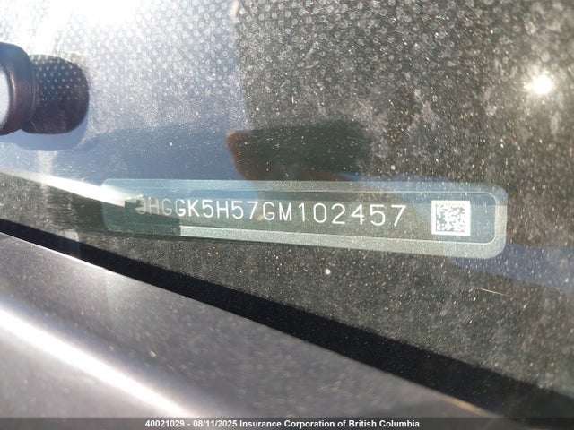 3HGGK5H57GM102457 Honda l15b1