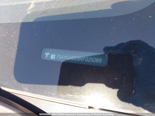 7SAYGAEE8RF025089 Tesla 2024