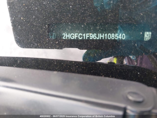 Honda l15b7 2018 2HGFC1F96JH108540 Image 18
