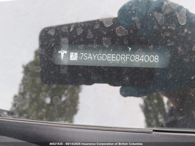 7SAYGDEE0RF084008 Tesla Model Y