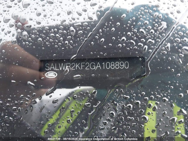 SALWR2KF2GA108890 Land Rover td6 lev3 lev160
