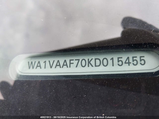 Audi 3.0t 2019 WA1VAAF70KD015455 Image 9