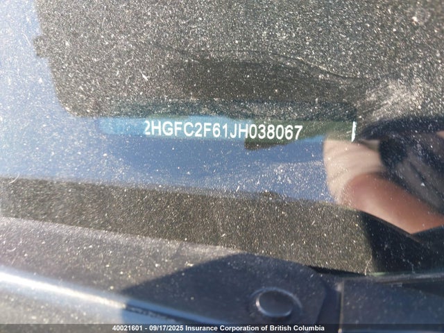 Honda k20c2 2018 2HGFC2F61JH038067 Image 18