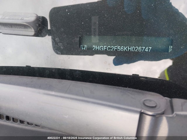 Honda Civic 2019 2HGFC2F56KH026747 Image 44