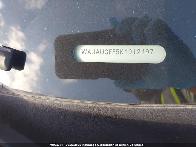 WAUAUGFF5K1012197 Audi 2019
