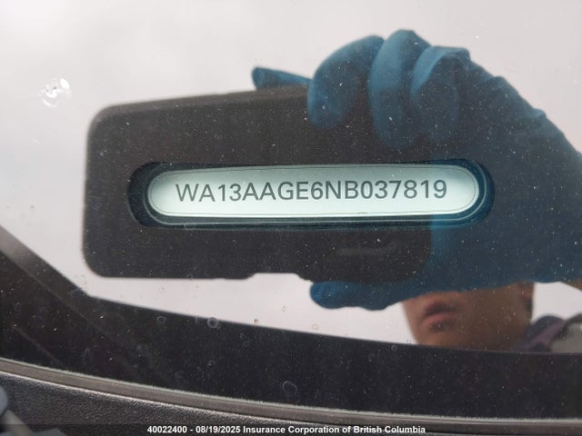 WA13AAGE6NB037819 Audi 2022
