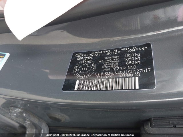 KMHLN4DJ1SU127517 Hyundai gdi kappa