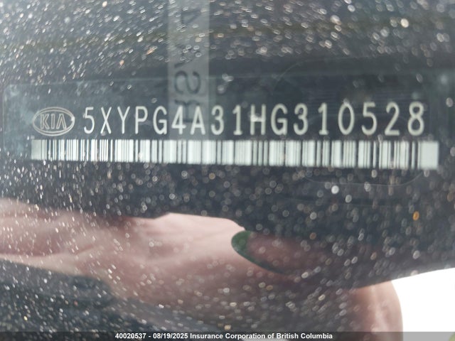 5XYPG4A31HG310528 KIA 2017