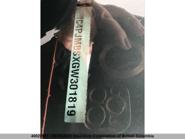 1C4PJMBSXGW301819 Jeep 2016