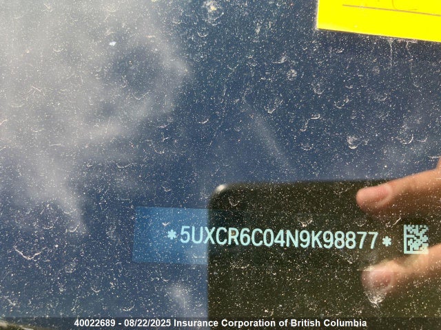 5UXCR6C04N9K98877 BMW X5