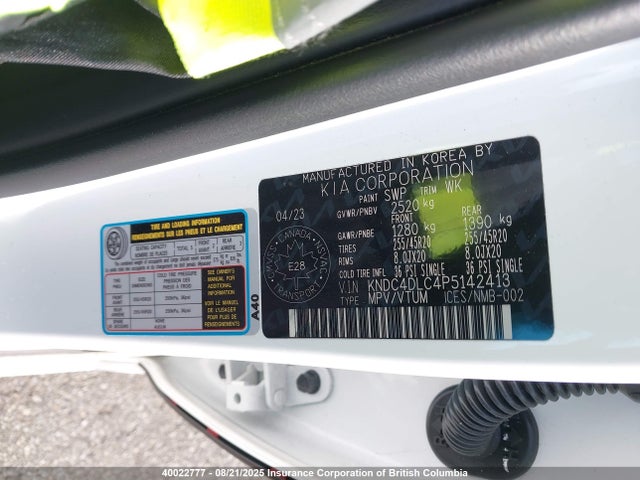 KNDC4DLC4P5142413 KIA 2023