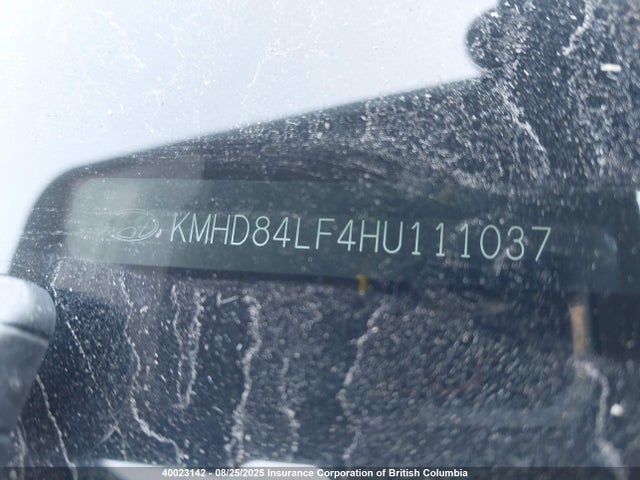 KMHD84LF4HU111037 Hyundai 2017