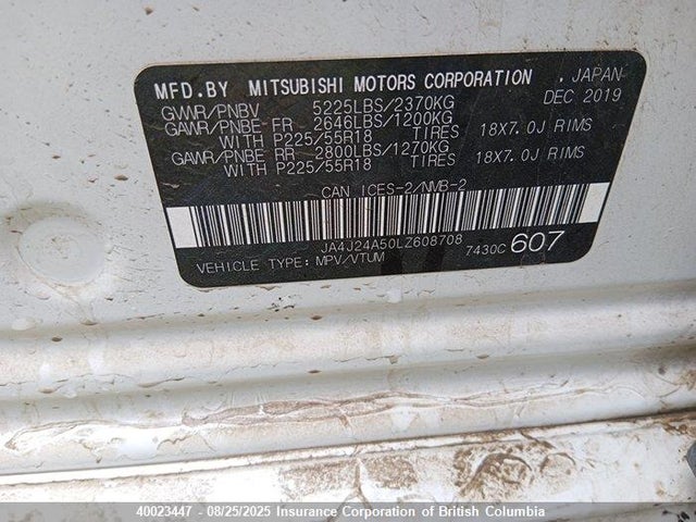JA4J24A50LZ608708 Mitsubishi s61 - y61
