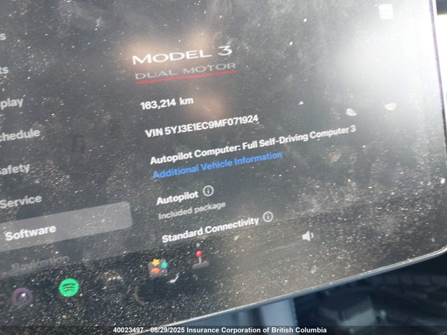 Tesla MODEL 3 2021 5YJ3E1EC9MF071924 Image 7