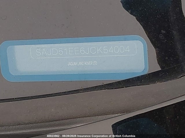 Jaguar aj133 2018 SAJD51EE6JCK54004 Image 18
