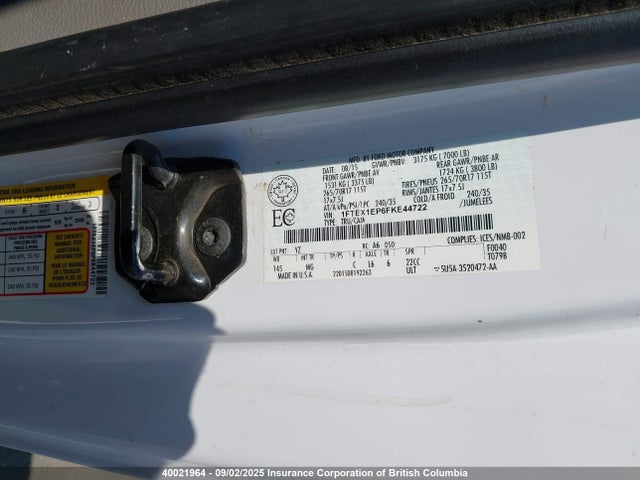 Ford 2015 2015 1FTEX1EP6FKE44722 Image 9