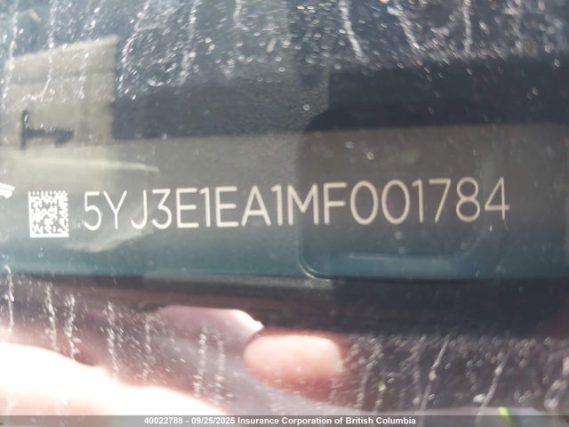 5YJ3E1EA1MF001784 Tesla 2021