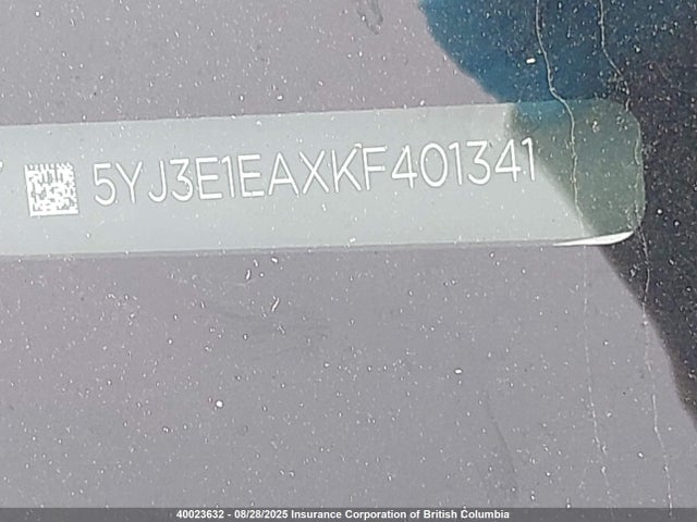 5YJ3E1EAXKF401341 Tesla MODEL 3