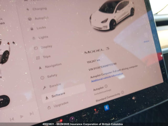 5YJ3E1EA6NF173746 Tesla MODEL 3