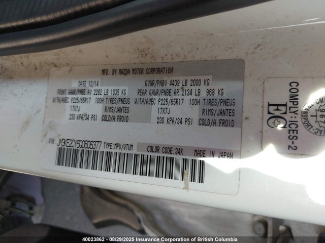 JM3KE2CY6G0606377 Mazda py