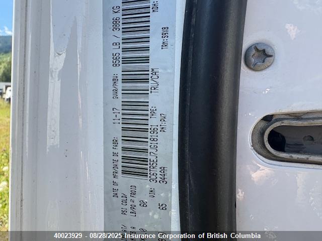 RAM 2500 2018 3C6TR5EJ7JG181961 Image 5