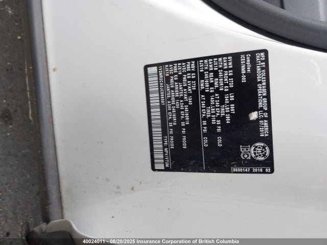Volkswagen Atlas 2018 1V2MR2CA0JC588097 Image 9