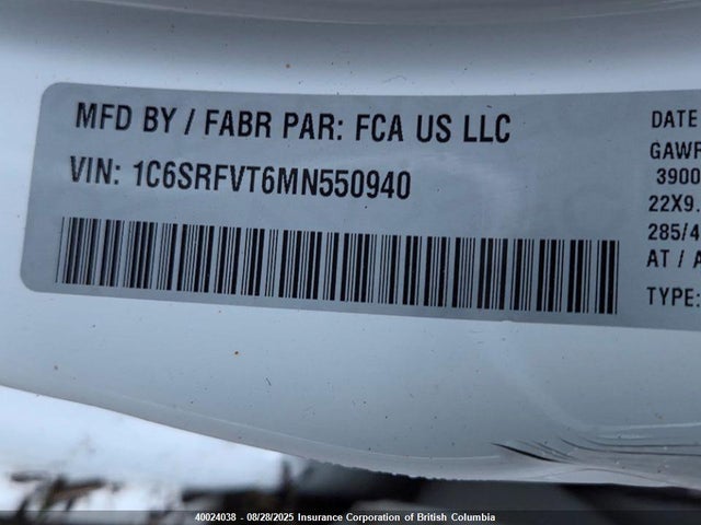 RAM 1500 2021 1C6SRFVT6MN550940 Image 11