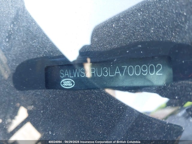 Land Rover aj20p6 2020 SALWS2RU3LA700902 Image 9