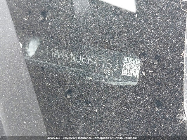 4T1S11AK4NU664163 Toyota a25a-fks