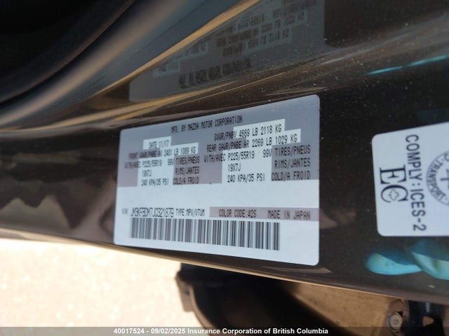 Mazda py cylinder deactivation 2018 JM3KFBDM7J0321879 Image 9