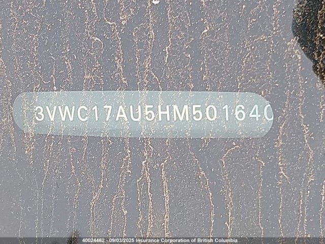 3VWC17AU5HM501640 Volkswagen 1.8 tsi