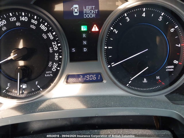 2007 Lexus Is 250 მანქანა იყიდება აუქციონზე, vin: JTHBK262972033986, აუქციონის ნომერი: 40024516