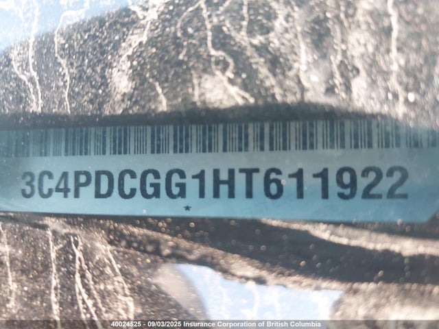 3C4PDCGG1HT611922 Dodge 2017