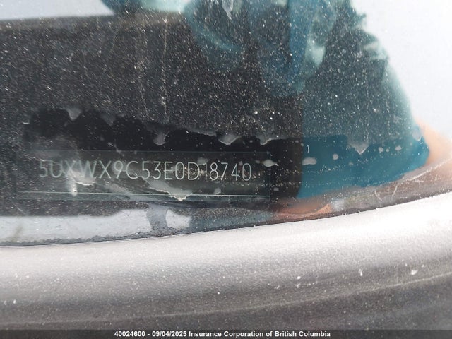 5UXWX9C53E0D18740 BMW X3