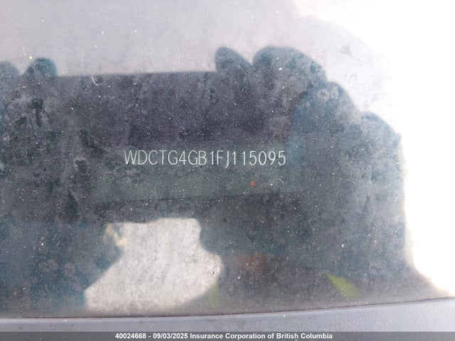 WDCTG4GB1FJ115095 Mercedes-Benz GLA-Class
