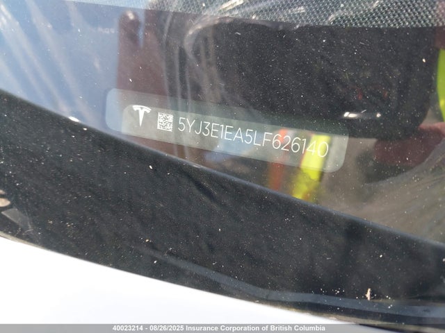 5YJ3E1EA5LF626140 Tesla MODEL 3