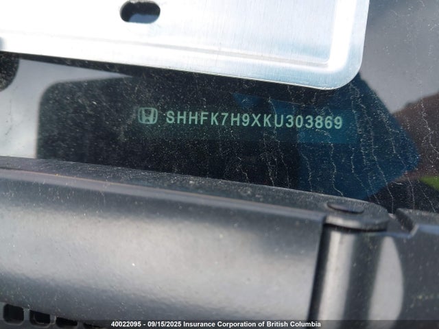 SHHFK7H9XKU303869 Honda l15ba