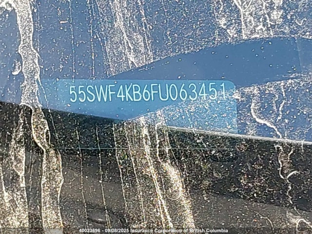 55SWF4KB6FU063451 Mercedes-Benz C-Class