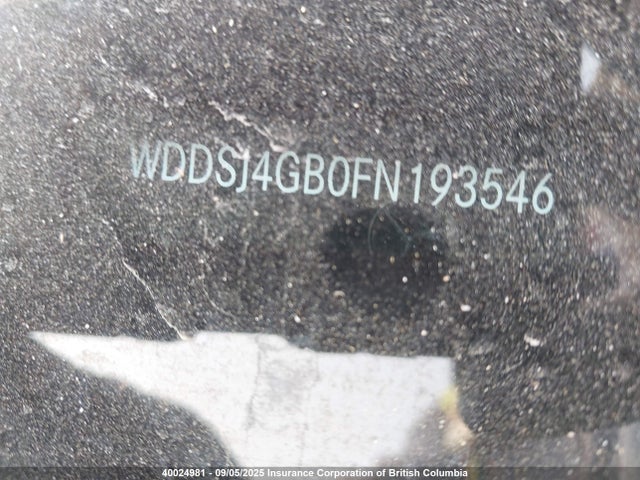 WDDSJ4GB0FN193546 Mercedes-Benz CLA-Class