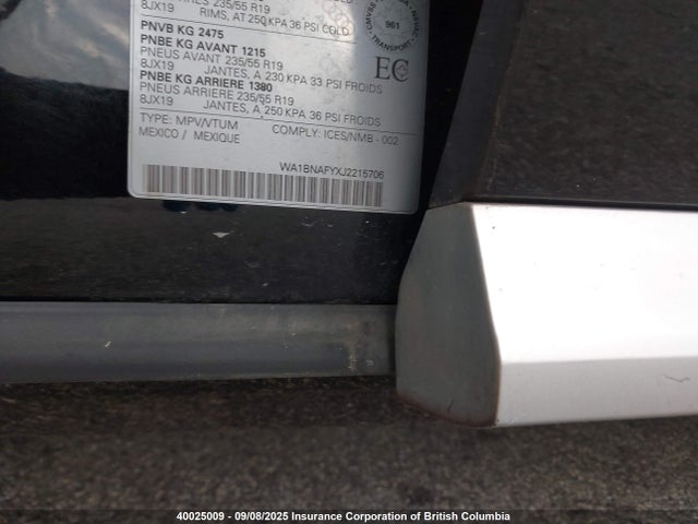 WA1BNAFYXJ2215706 Audi 2018